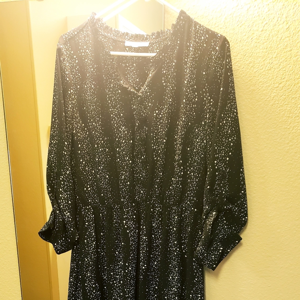 Black and white dress